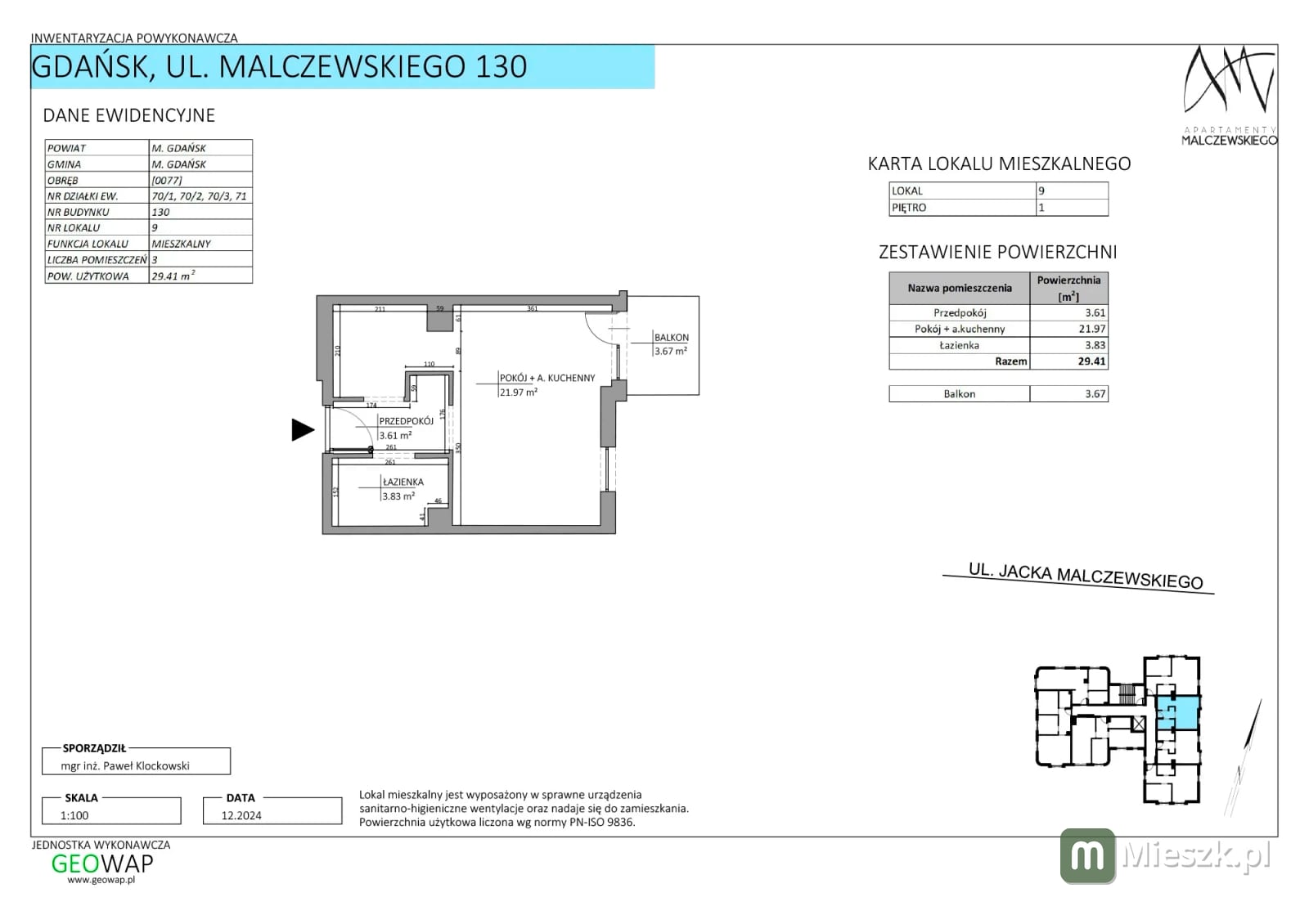 Apartamenty Malczewskiego — 9