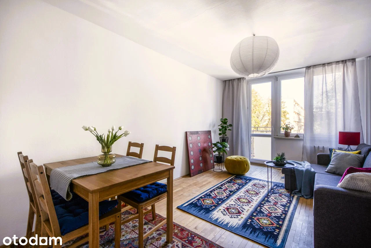 Mokotów | 2 pokoje + osobna kuchnia | balkon | 2. piętro bezpośrednio