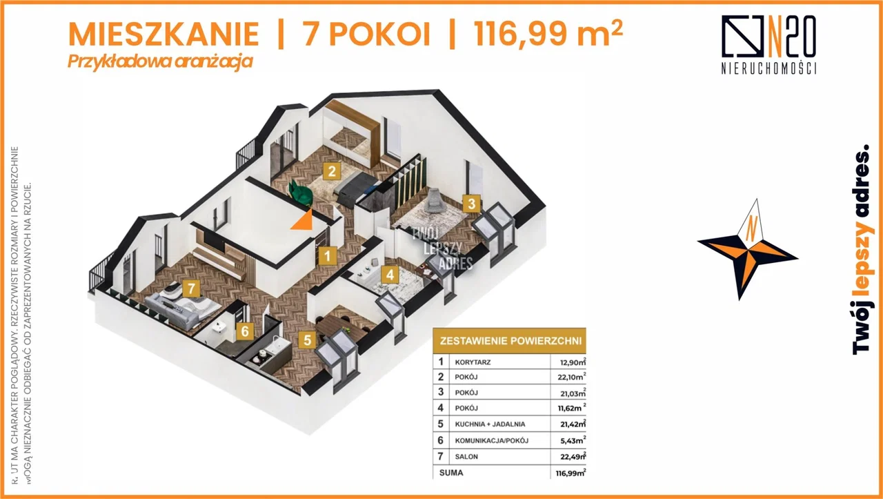 Mieszkania w Dębnikach od 9000 PLN/m2 — 5