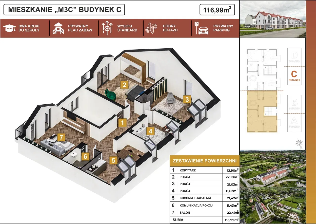 Mieszkania w Dębnikach od 9000 PLN/m2 — 7