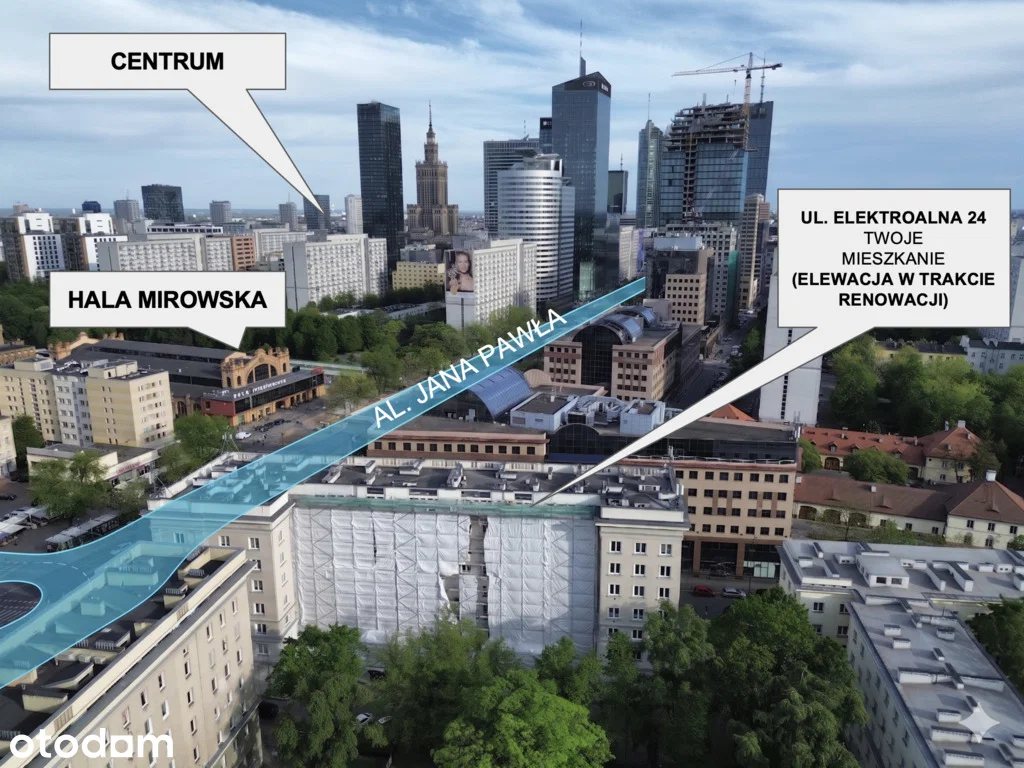 Kamienica z windą / Al. Jana Pawła / Elektoralna /