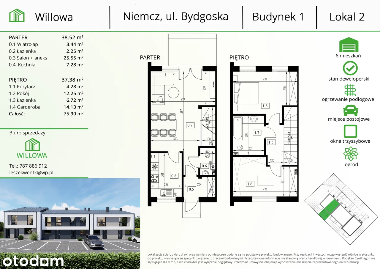 Niemcz, ul. Bydgoska 66 — 6