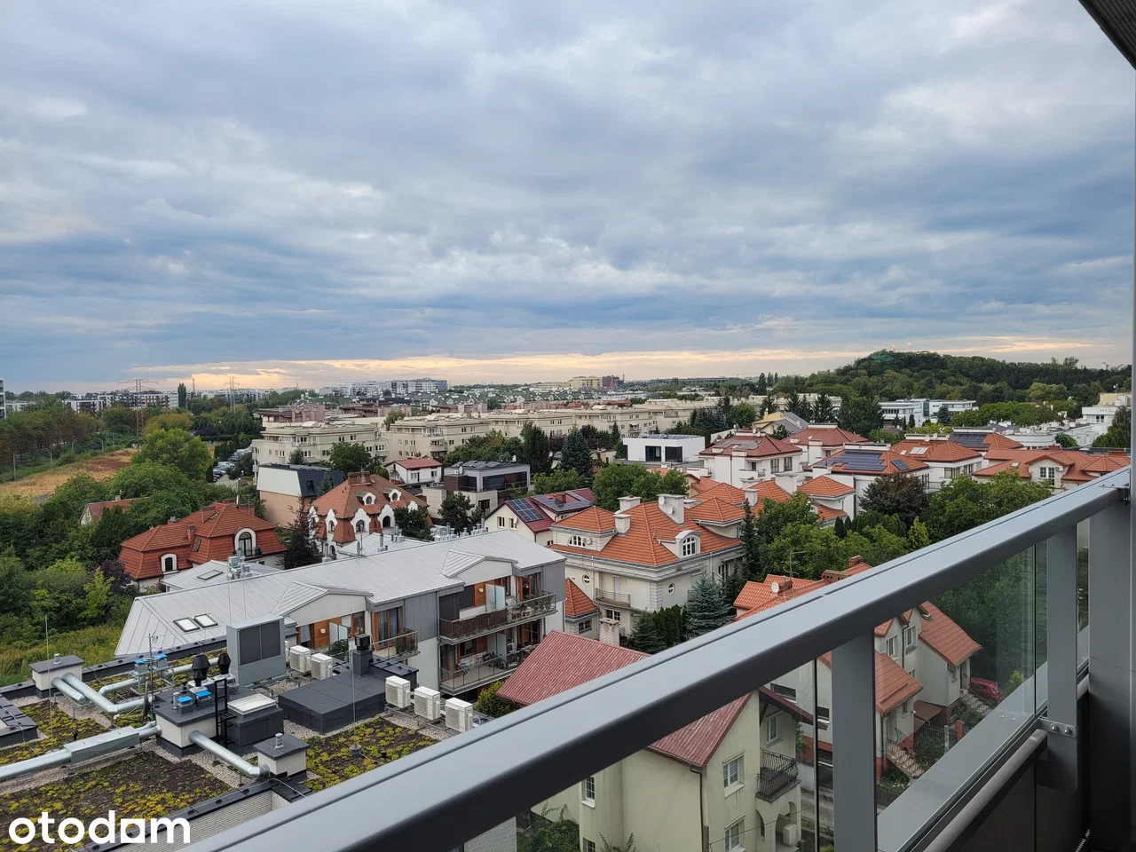 7 piętro | Widok na Górkę Szczęśliwicką | Balkon | 2018 | Ochota