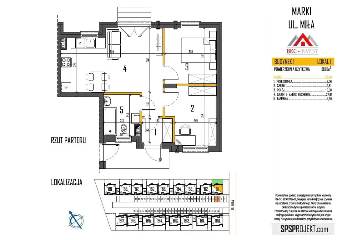 ul. Miła dz. ew. 41/5 obr. 5-05 — 10