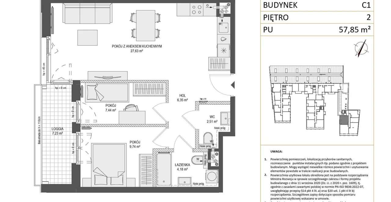 Лот ZAJEZDNIA MOTŁAWA_1_2_C1_MK_126 — Kurza 1-8