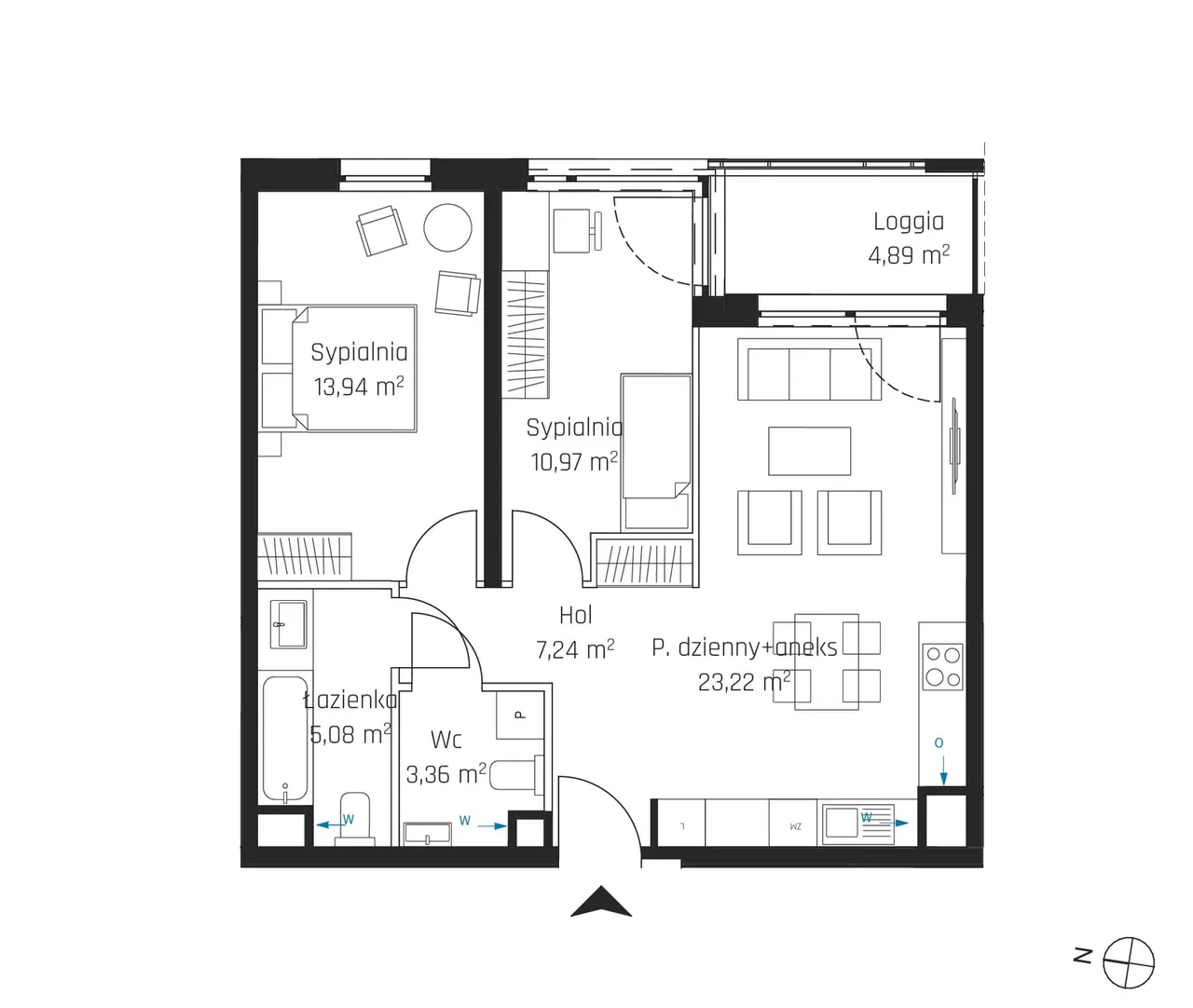 Лот 2M26 — Nadmotławie Apartments