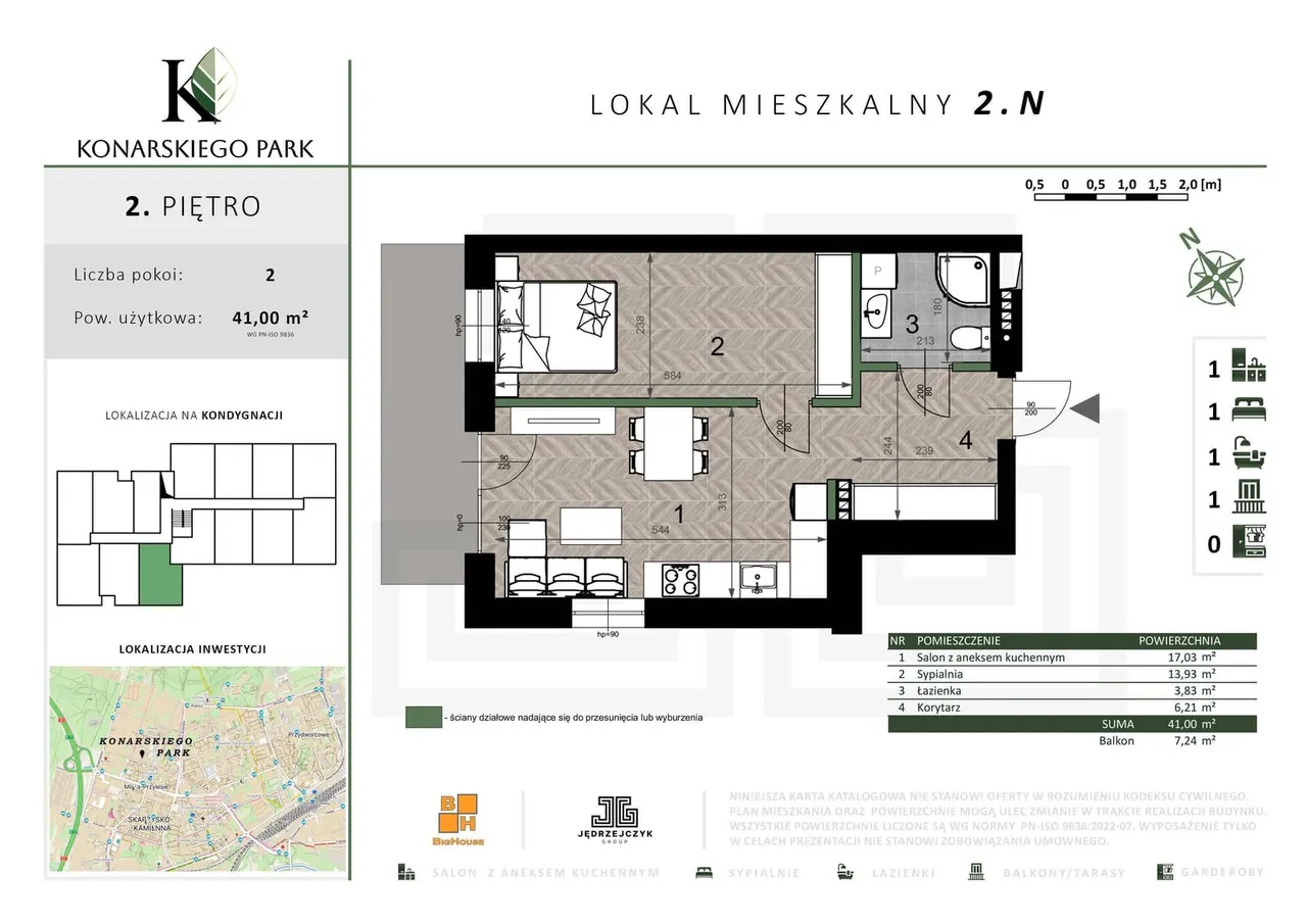 Лот 2.N — ul. Konarskiego dz. nr ew.: 17/10, 27, 28 obr. 0003