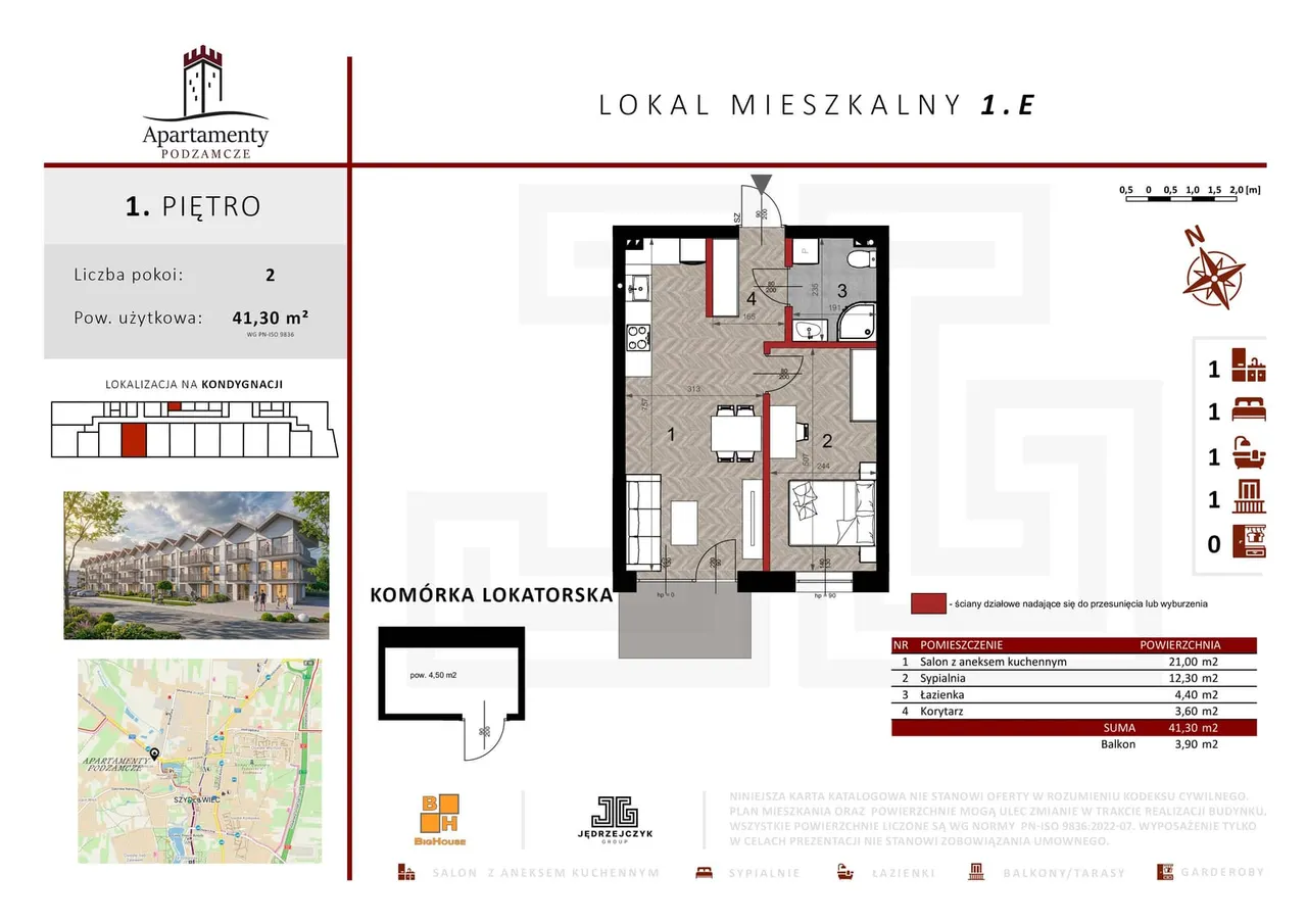 Lokal 1.E — Józefa Longina Sowińskiego Dz