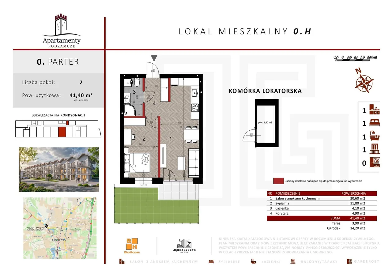 Lokal 0.H — Józefa Longina Sowińskiego Dz
