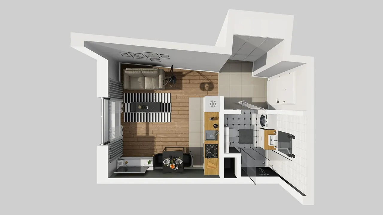 Лот APARTAMENTY BEETHOVENA_1_1_B_MK_14 — Józefa Piusa Dziekońskiego