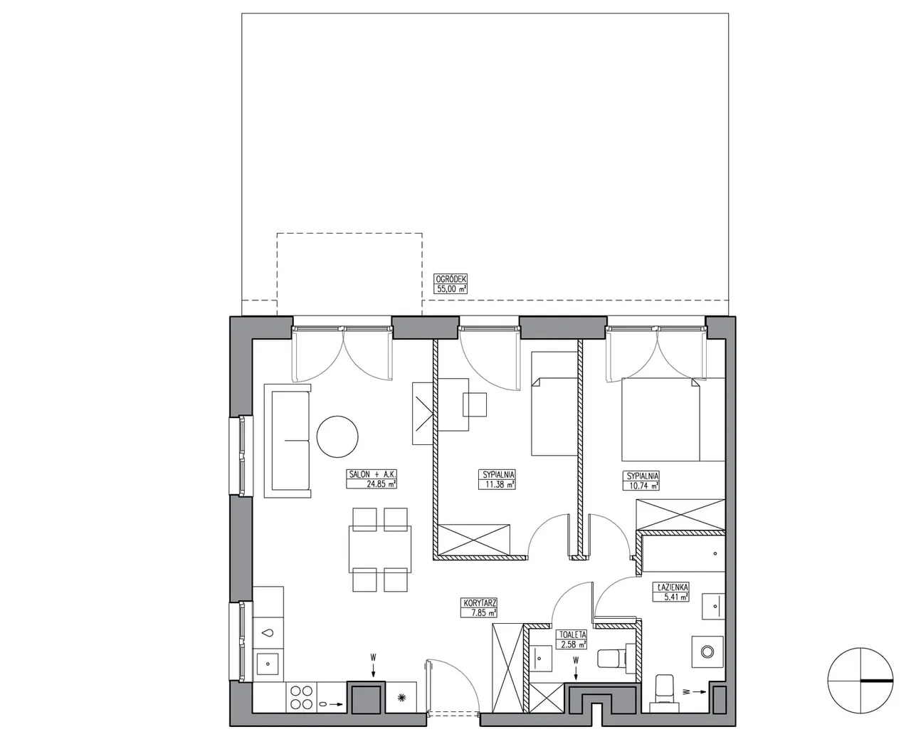 Лот KR6/A/0/4 — Apartamenty Krakowska