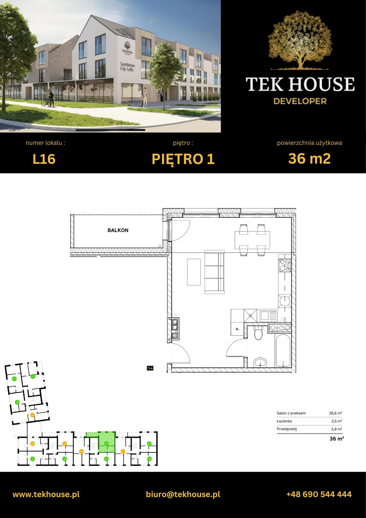 Unit L16 — Sandstone City Lofts