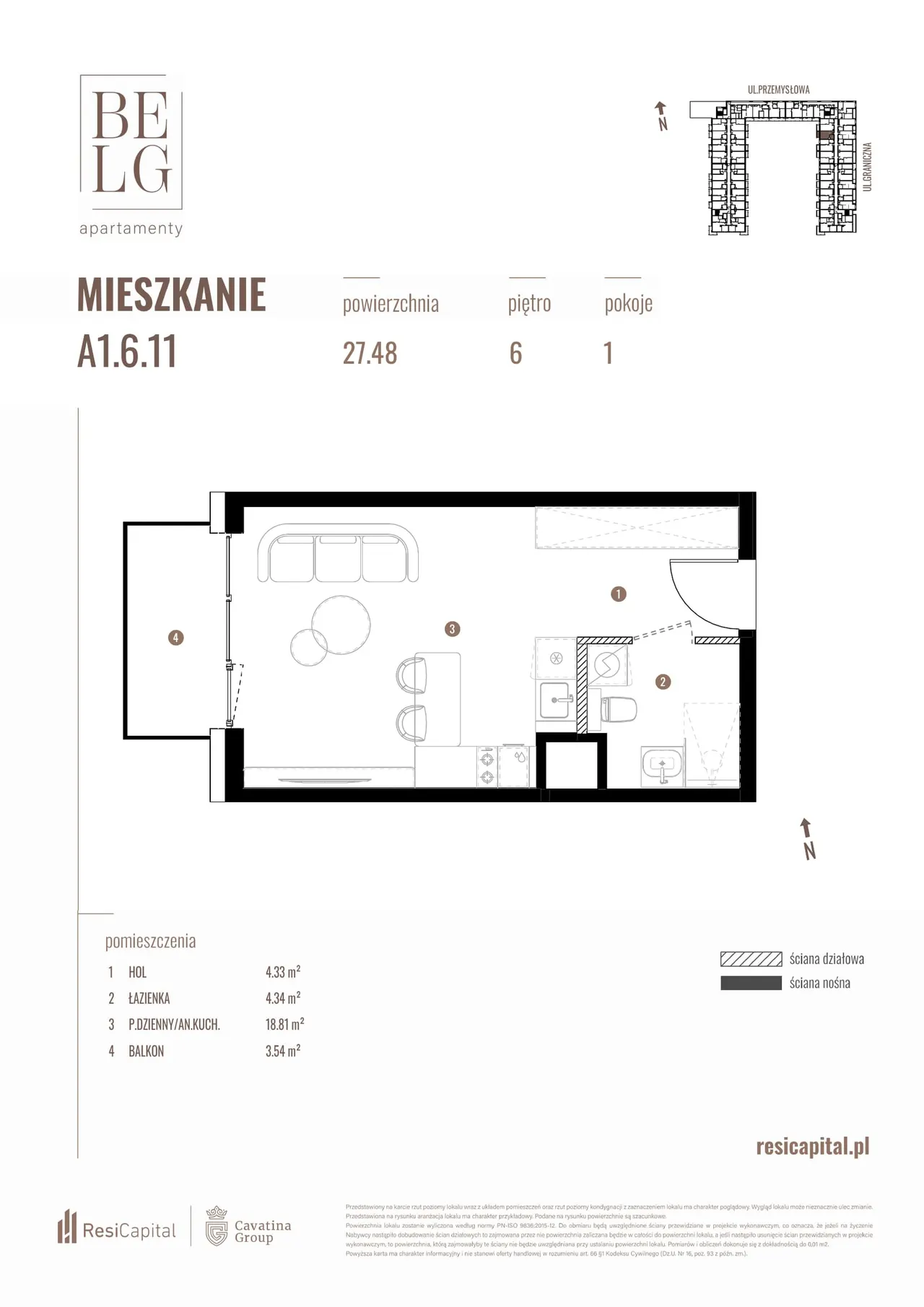 Lokal 2/A1.6.11 — CAVATINA SPV 32 SPÓŁKA Z OGRANICZONĄ ODPOWIEDZIALNOŚCIĄ