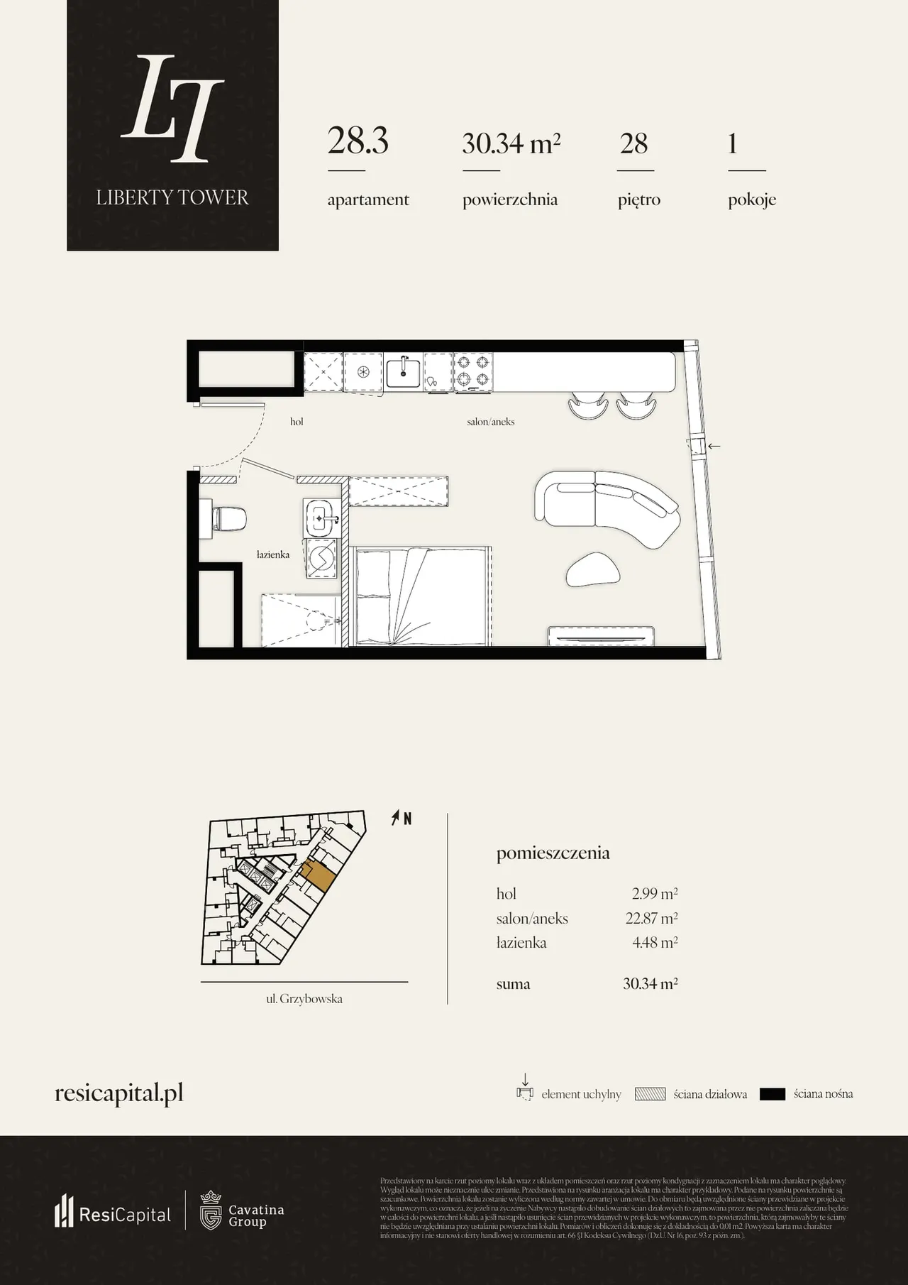 Lokal 1/28.3 — Liberty Tower