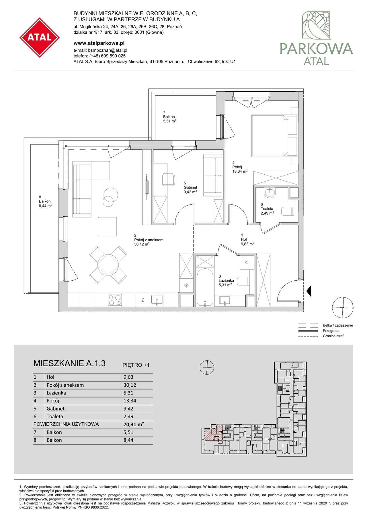 Лот A1.3 — Mogileńska 24, 26 i 28