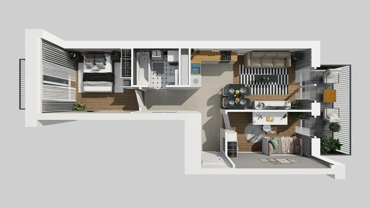 Unit APARTAMENTY PARK MATECZNEGO_2_2_H_MK_37 — Rydlówka
