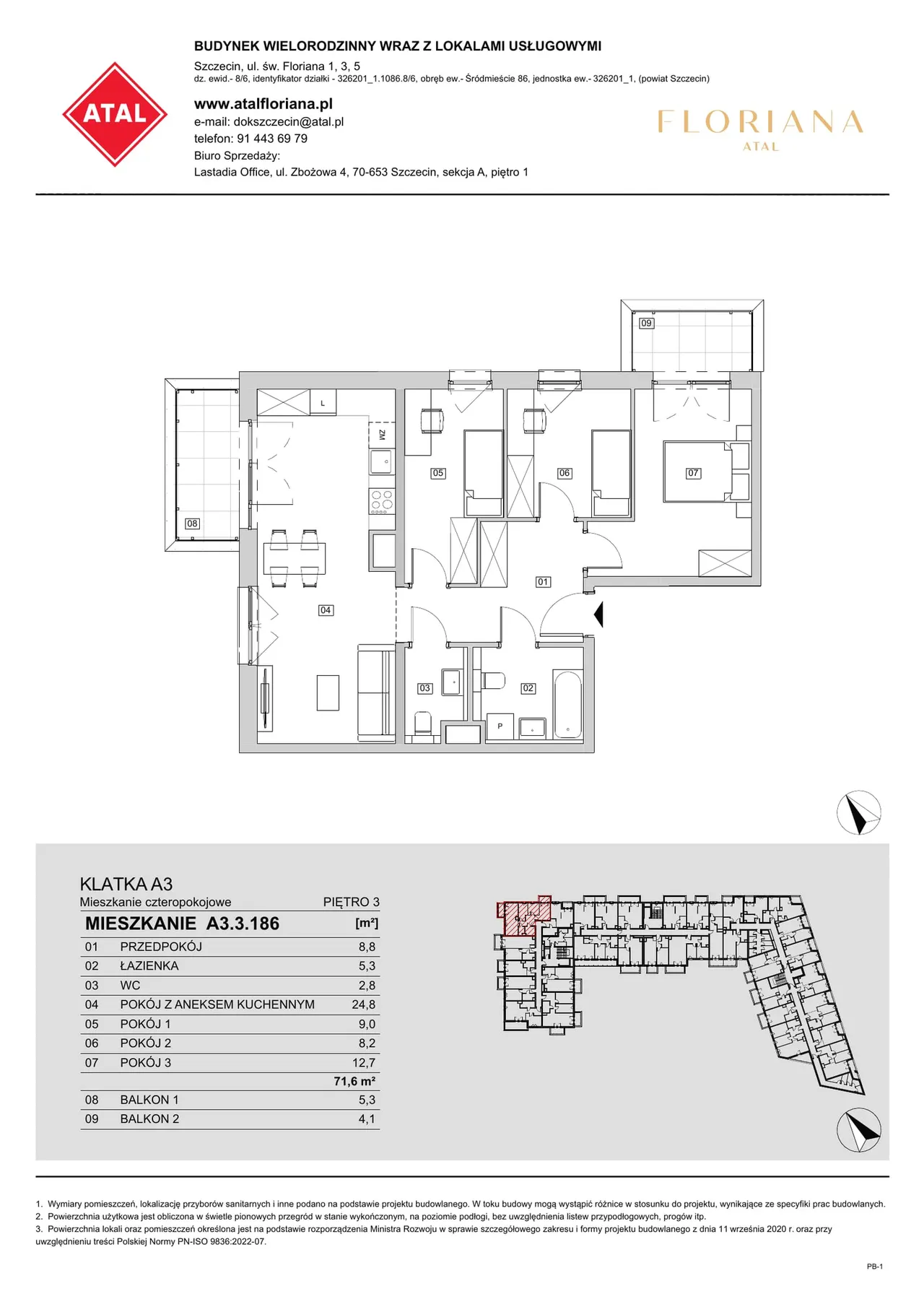 Unit A3.3.186 — św Floriana 1, 3, 5