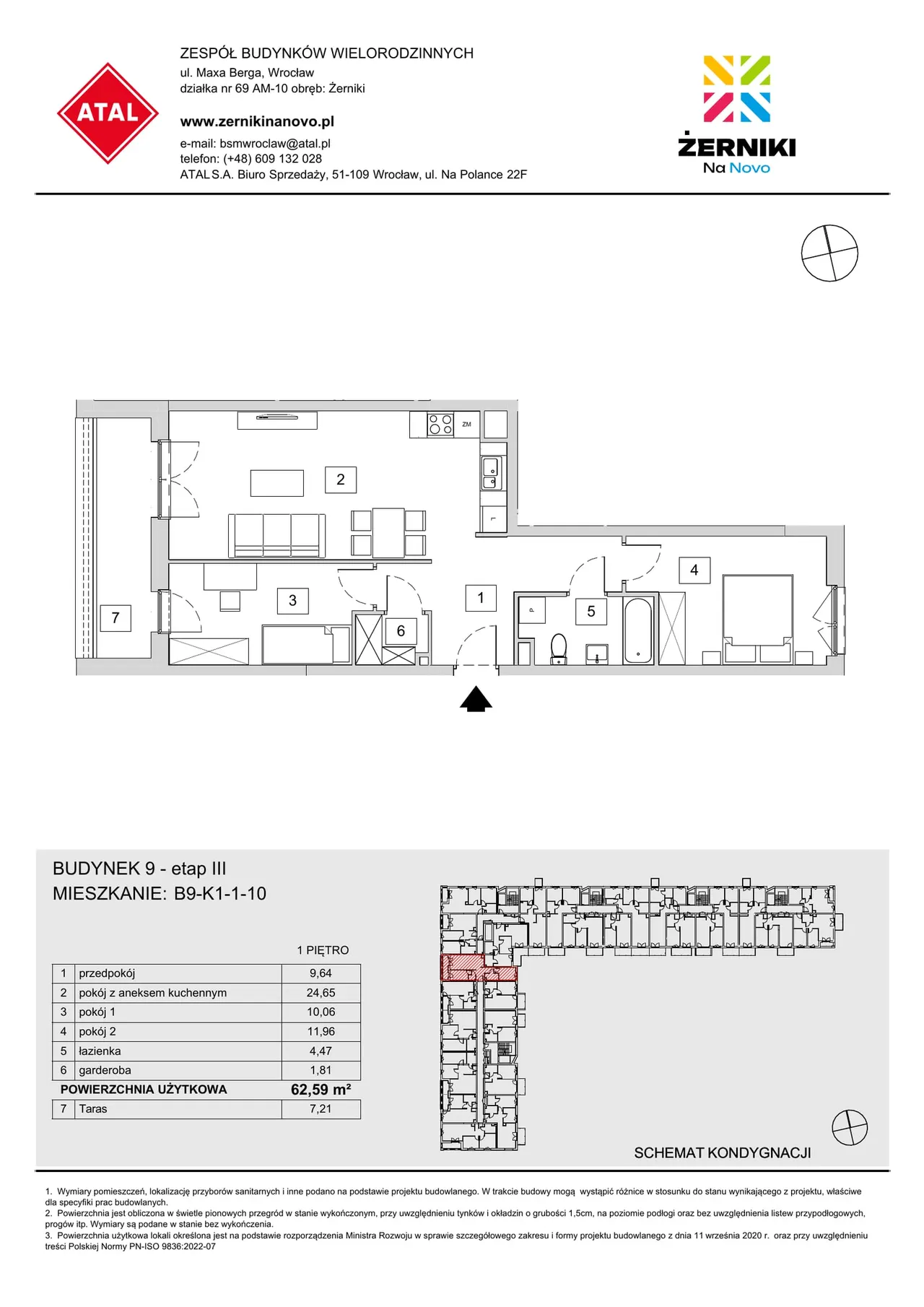 Лот B9-K1-1-10 — W. Lipińskiego oraz M. Berga