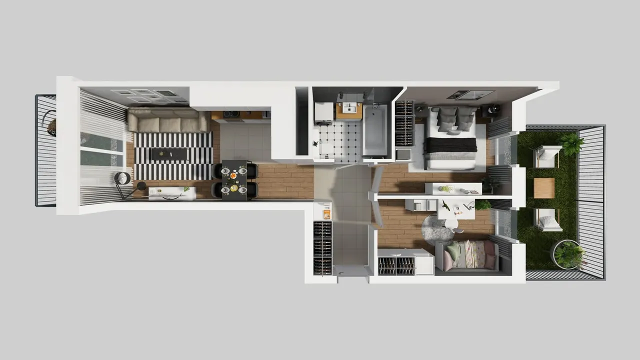 Unit APARTAMENTY PARK MATECZNEGO_2_1_F_MK_60 — Rydlówka