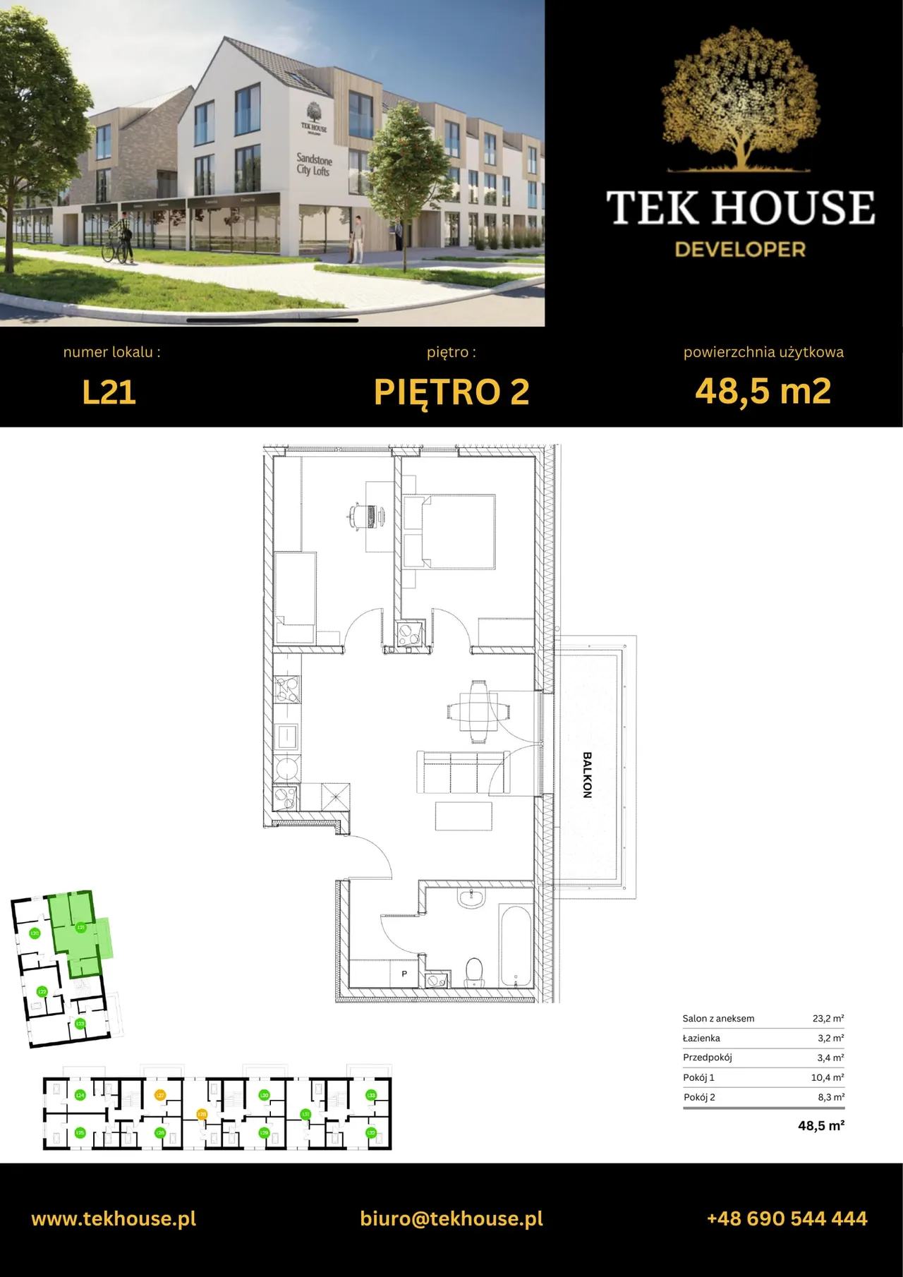 Unit L21 — Sandstone City Lofts