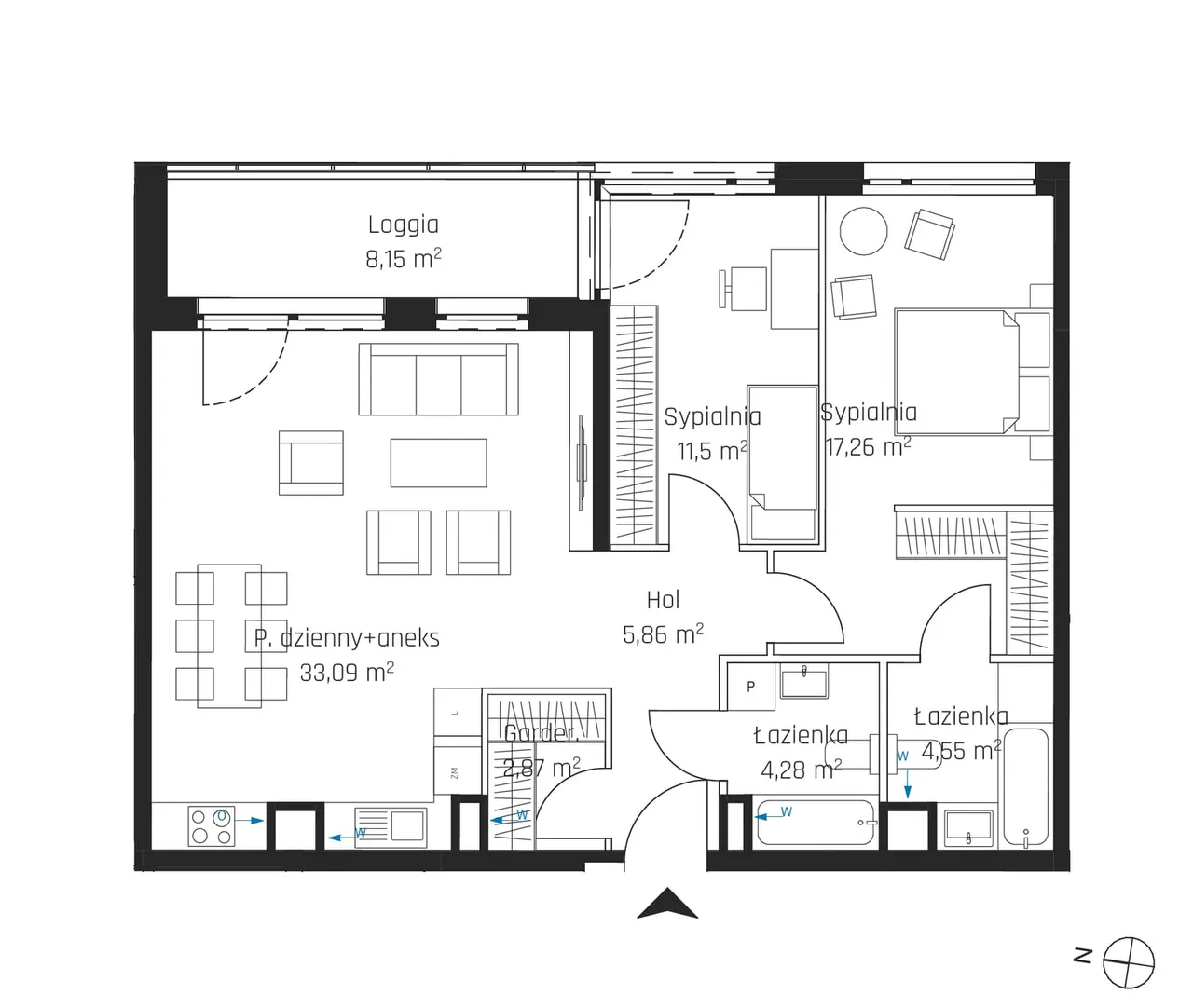 Лот 4M31 — Nadmotławie Apartments