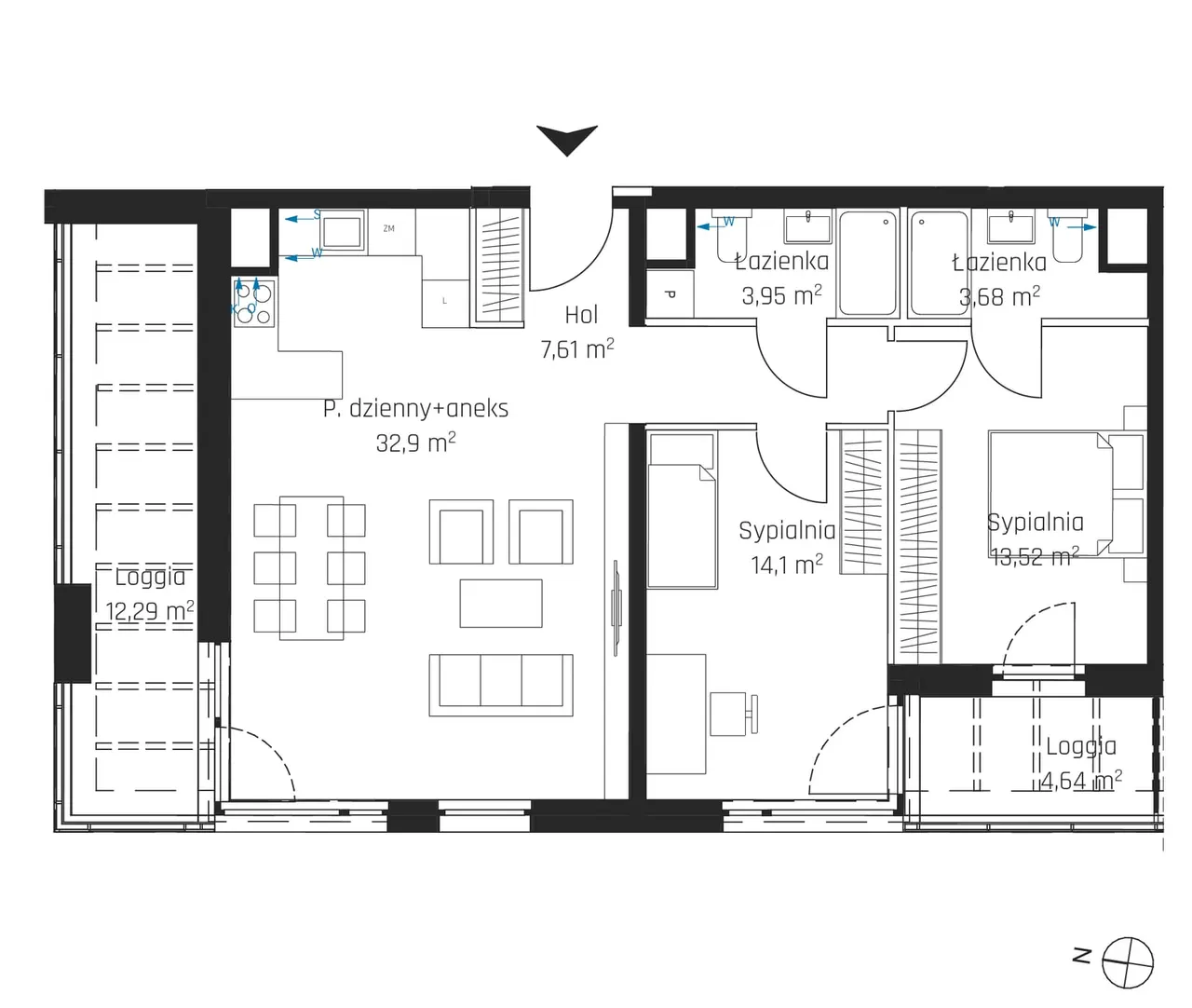 Лот 6M10 — Nadmotławie Apartments