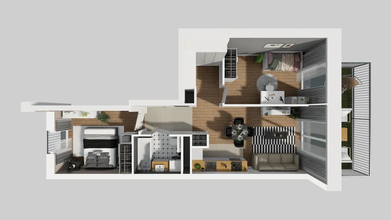 Unit APARTAMENTY PARK MATECZNEGO_2_1_F_MK_32 — Rydlówka