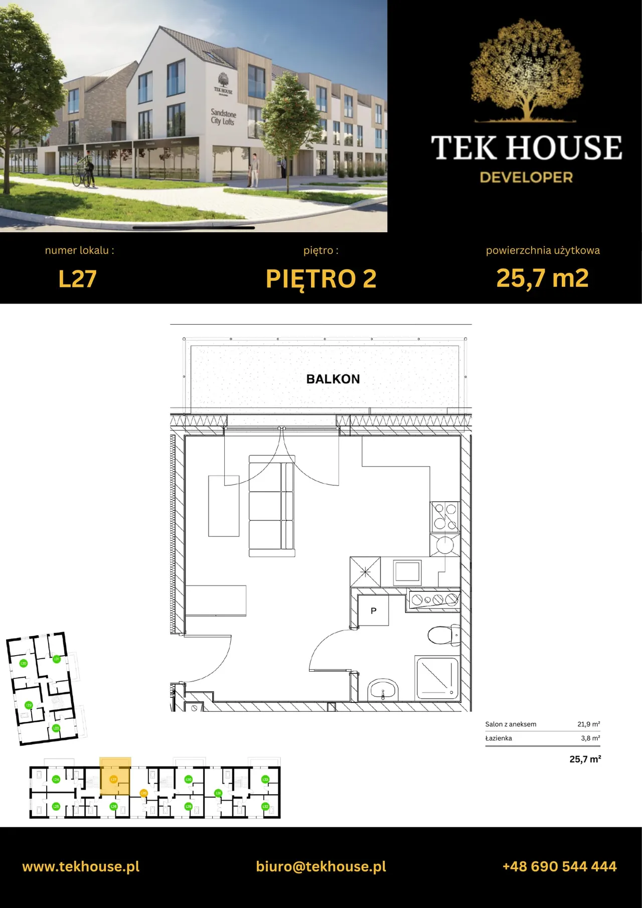 Unit L27 — Sandstone City Lofts