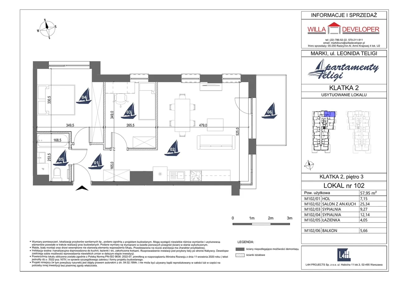 Лот 102 — Apartamenty Teligi