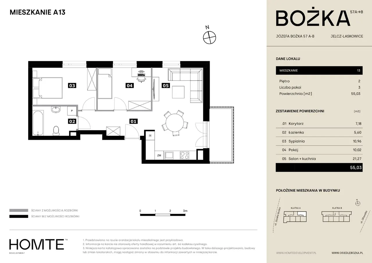 Лот A13 — Bożka 57A-B