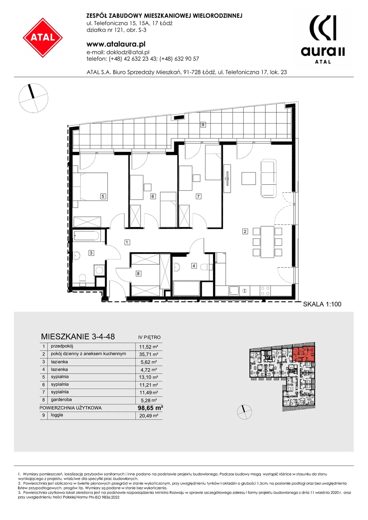 Lokal 3-4-48 — Telefoniczna 15, 15A, 17