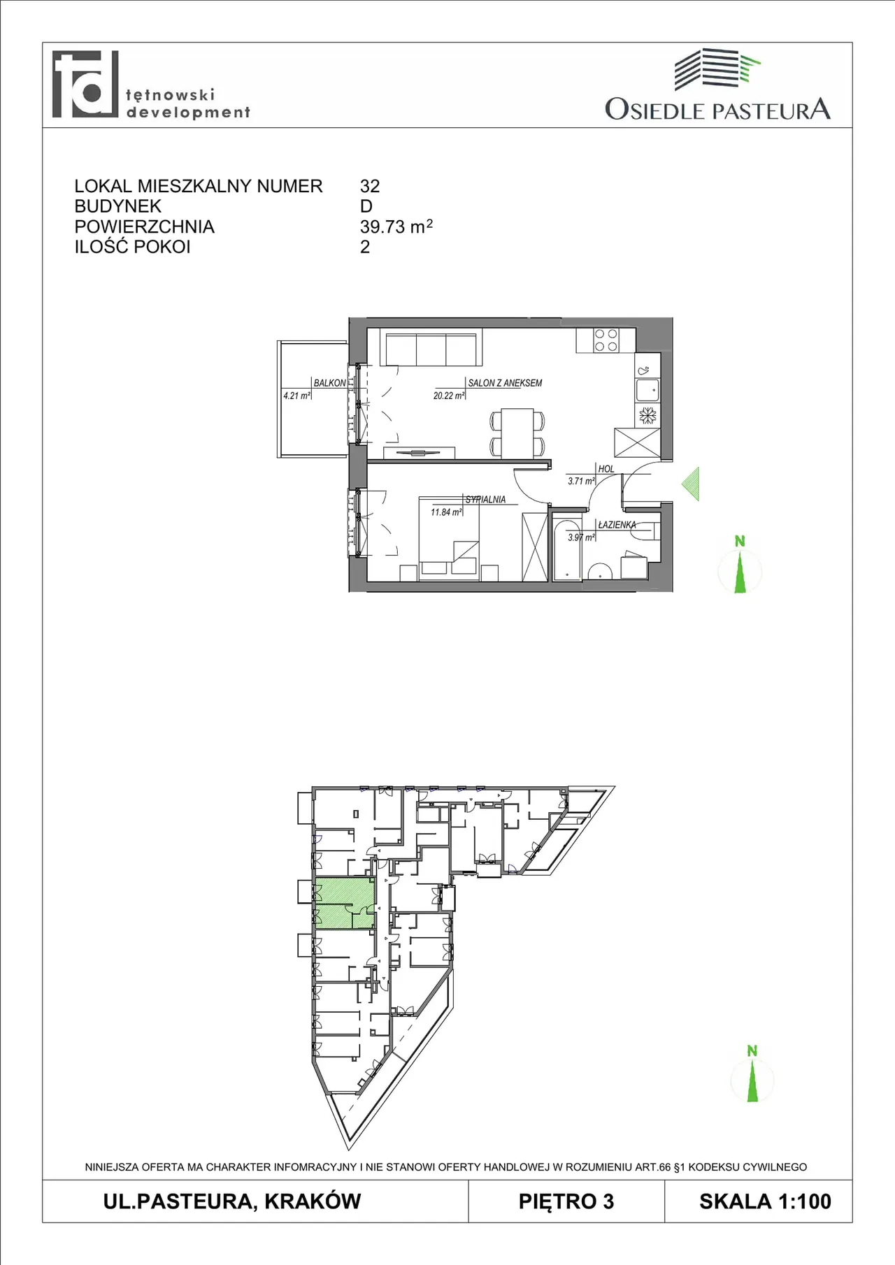 Unit M12 — Mieszkaj w mieście - Ogrody Glogera
