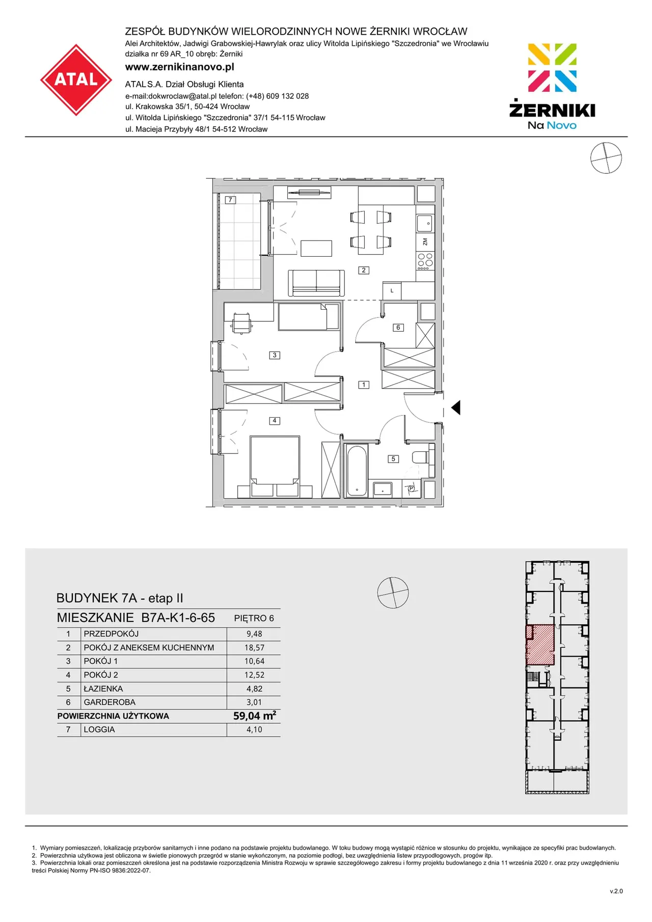 Лот B7A-K1-6-65 — Al. Architektów