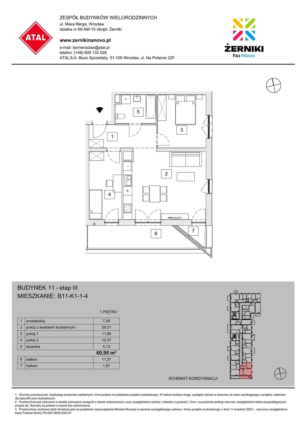 Unit B11-K1-1-4 — W. Lipińskiego oraz M. Berga