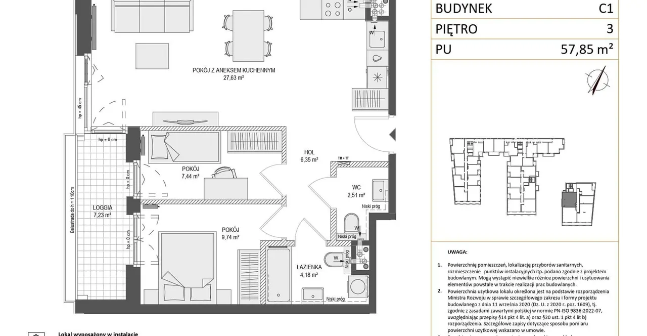 Лот ZAJEZDNIA MOTŁAWA_1_2_C1_MK_131 — Kurza 1-8