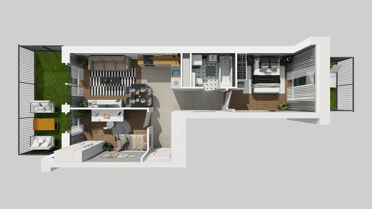 Unit APARTAMENTY PARK MATECZNEGO_2_2_I_MK_29 — Rydlówka