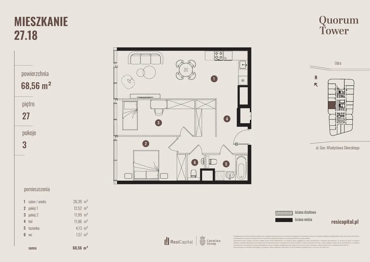 Unit B/27.18 — Quorum Tower