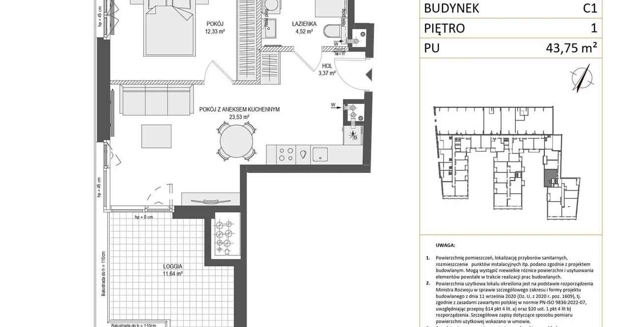 Лот ZAJEZDNIA MOTŁAWA_1_2_C1_MK_116 — Kurza 1-8