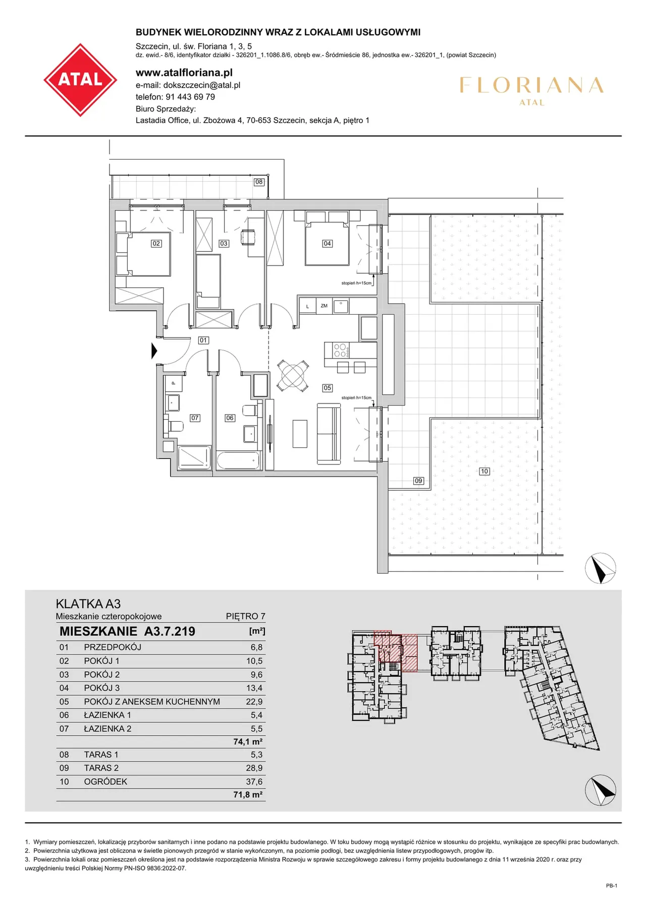 Unit A3.7.219 — św Floriana 1, 3, 5
