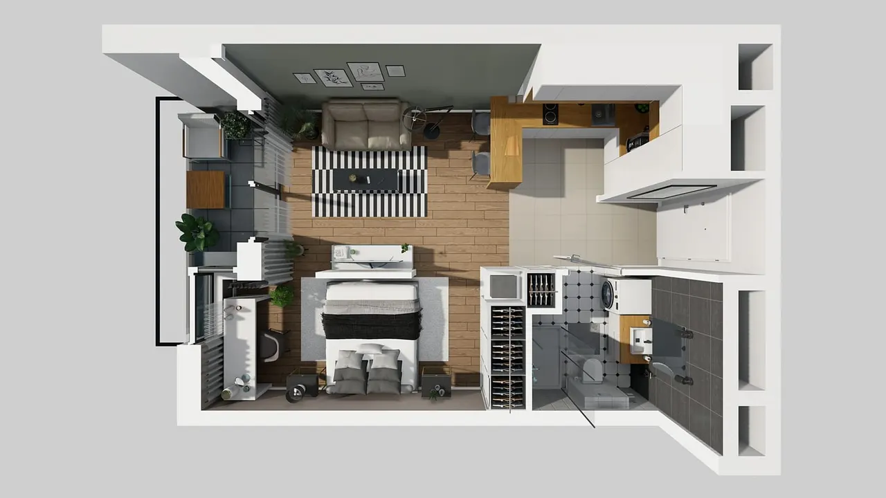 Unit APARTAMENTY GRZYBOWSKA 11_1_1_A_MK_155 — Grzybowska 11