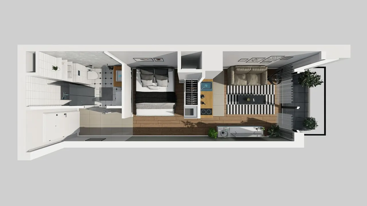 Unit APARTAMENTY GRZYBOWSKA 11_1_1_A_MK_119 — Grzybowska 11