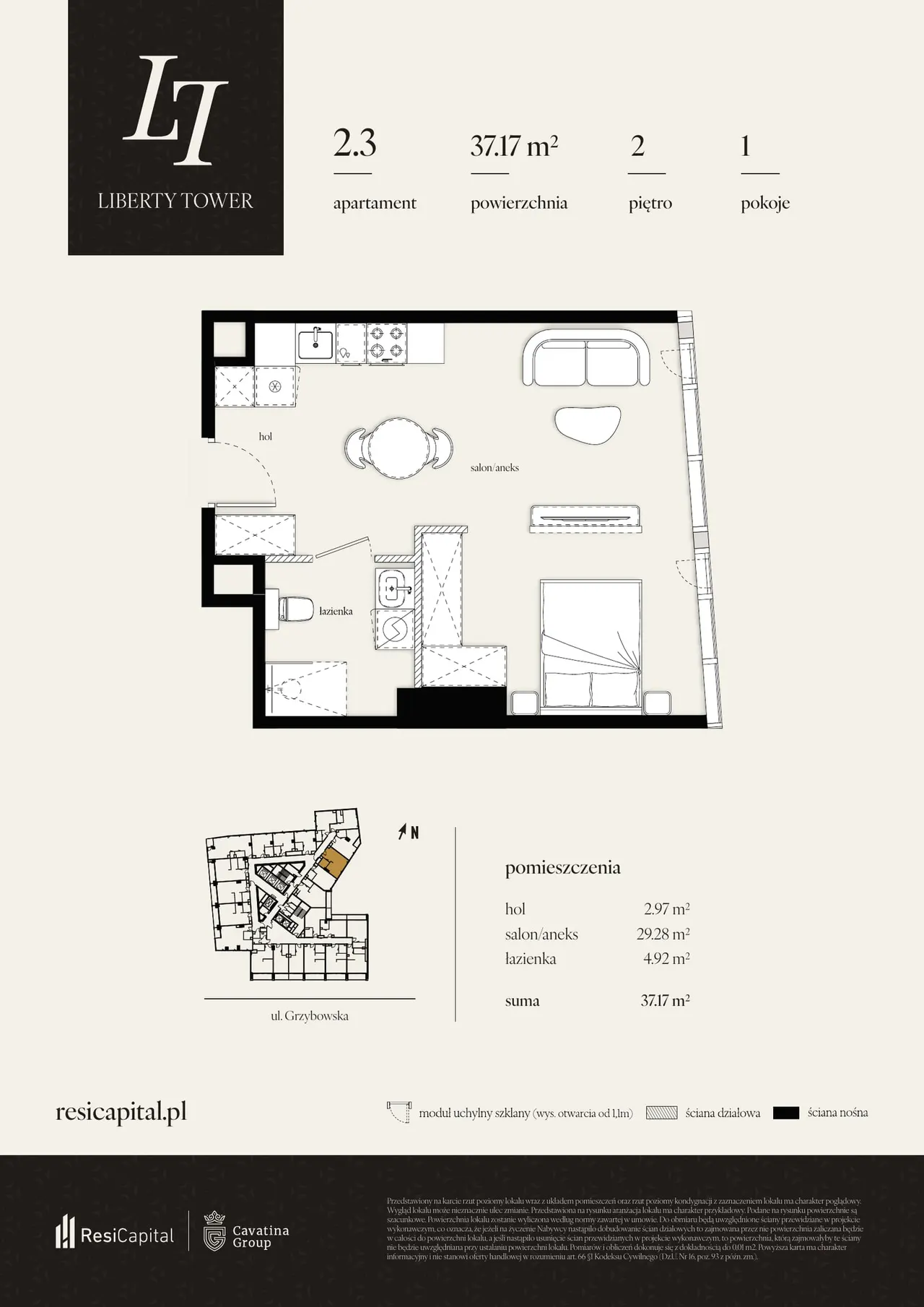 Lokal 1/2.3 — Liberty Tower