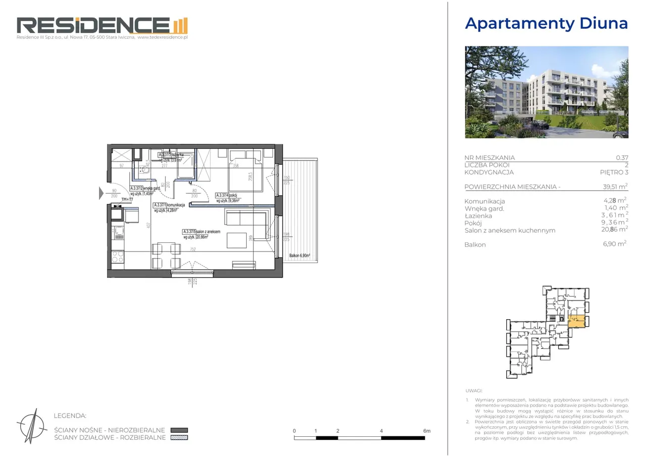 Лот 0.37 — Inwestycja Apartamenty Diuna w Gdańsku