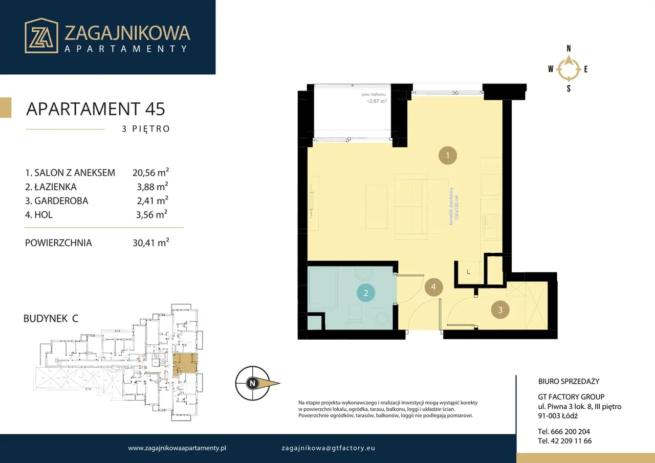 Лот 45 — Apartamenty Zagajnikowa 2