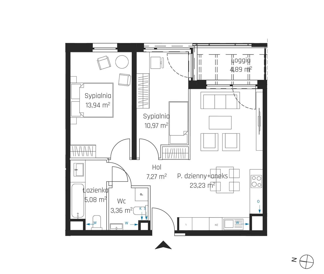 Лот 6M24 — Nadmotławie Apartments