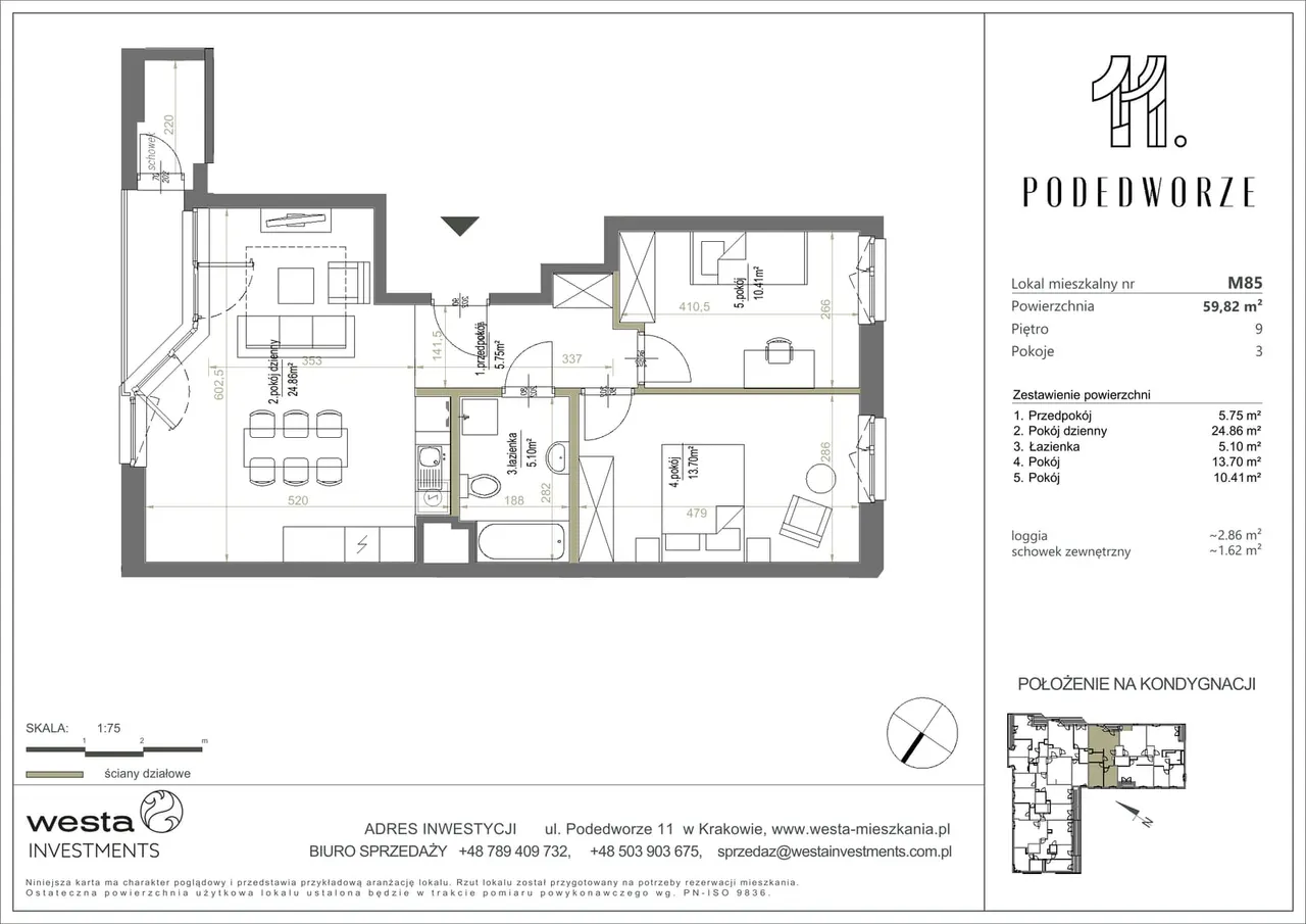 Lokal 1/85 — Podedworze 13