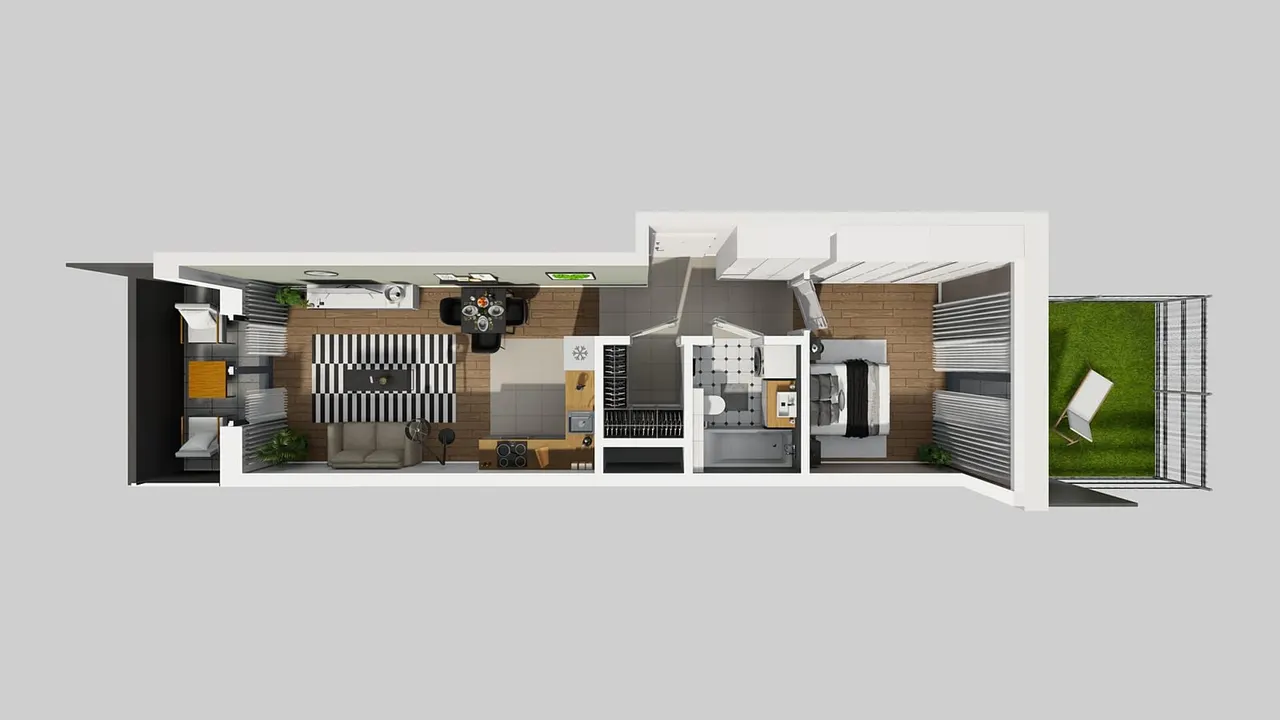 Unit APARTAMENTY BEETHOVENA_1_1_A_MK_45 — Józefa Piusa Dziekońskiego