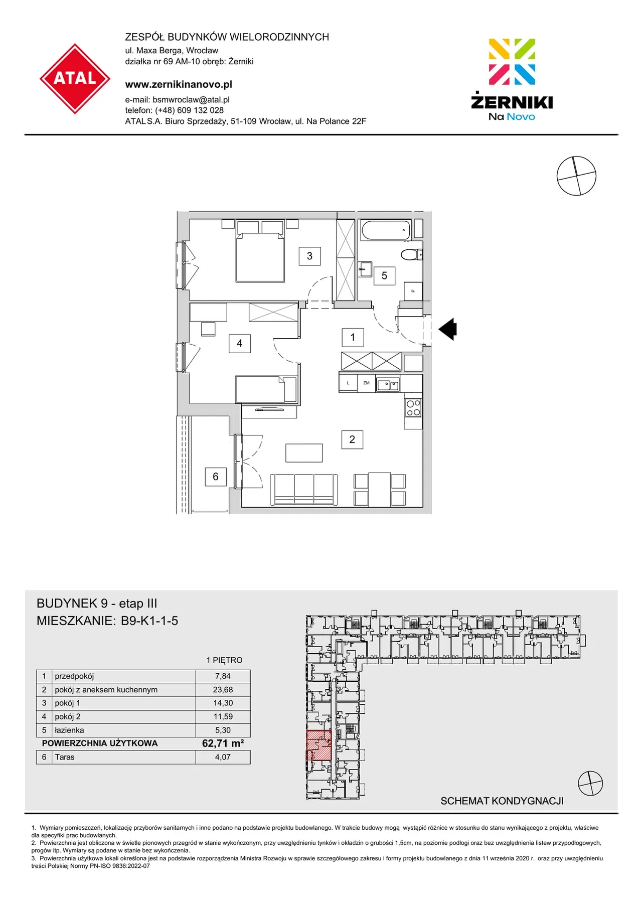Лот B9-K1-1-5 — W. Lipińskiego oraz M. Berga