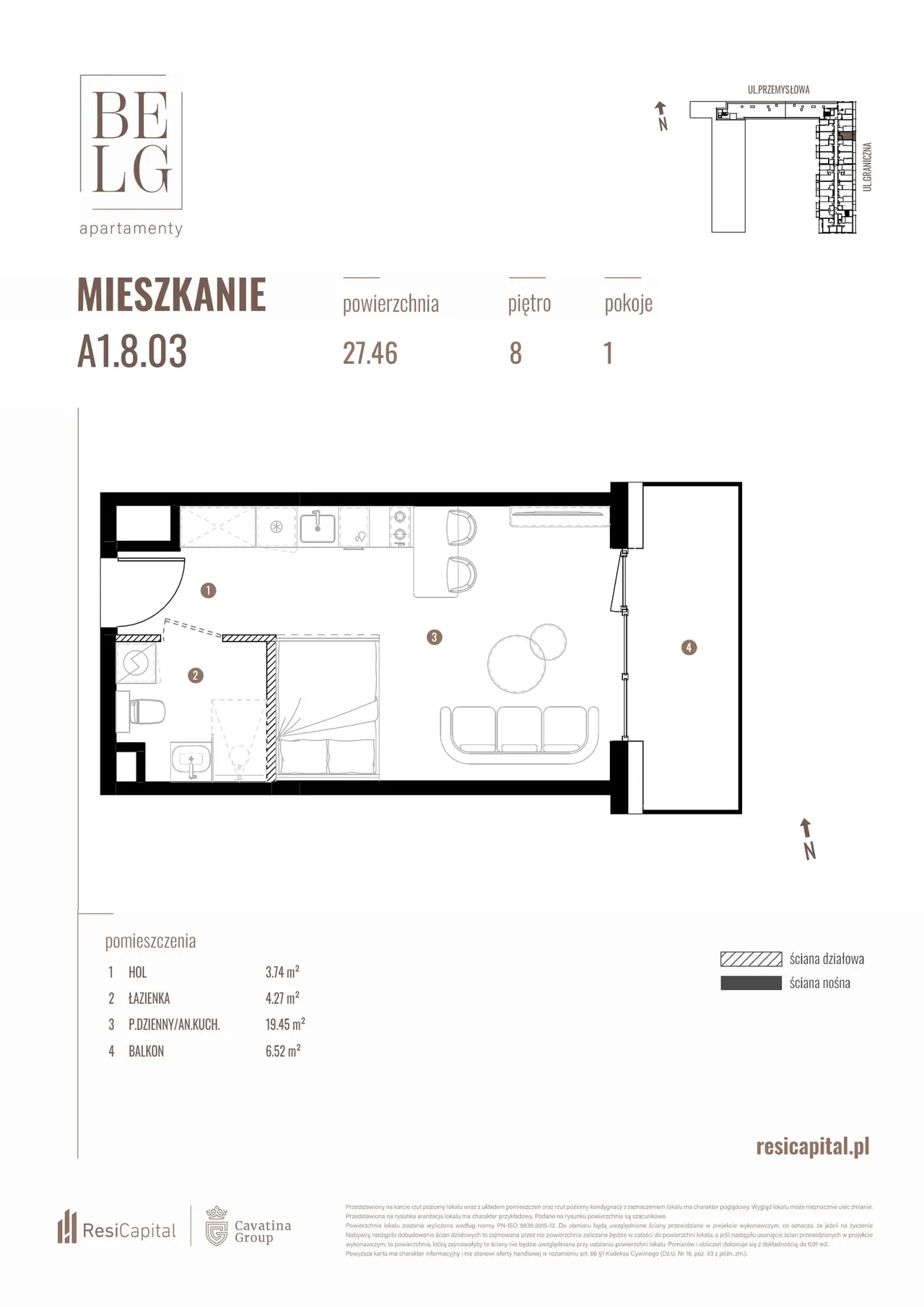 Lokal 2/A1.8.03 — CAVATINA SPV 32 SPÓŁKA Z OGRANICZONĄ ODPOWIEDZIALNOŚCIĄ