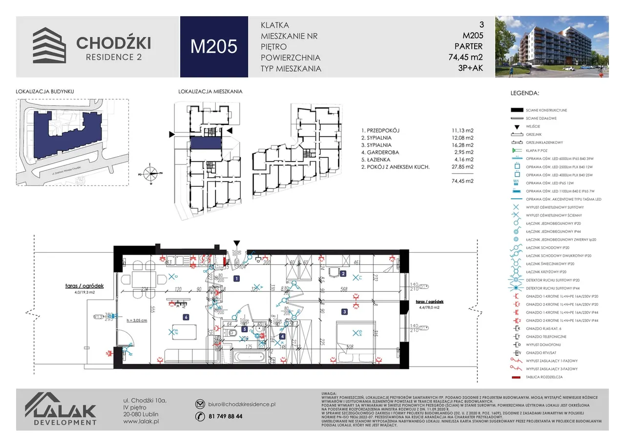 Unit M205 — Chodźki Residence II